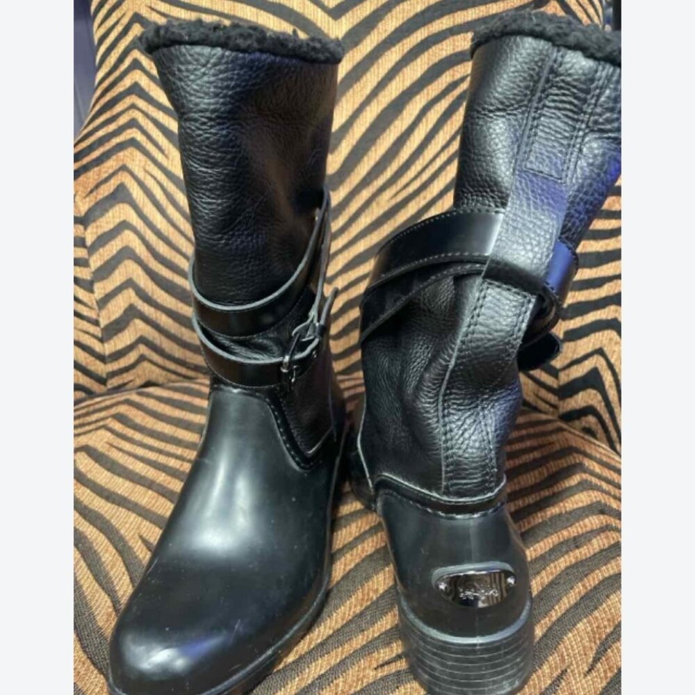 Black Coach Boots - Picture 5 of 6